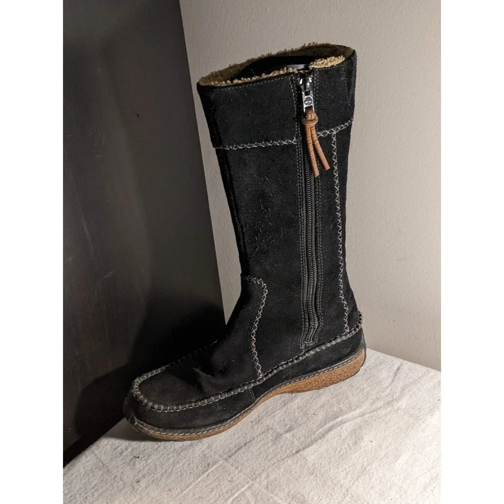 Timberland Fauna Waterproof Black Suede Boots Womens US 6 - Picture 4 of 8